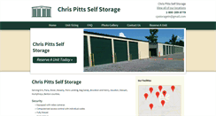 Desktop Screenshot of chrispittsselfstorage.com